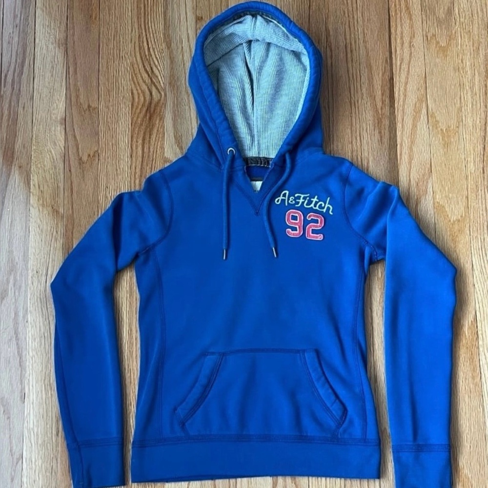Abercrombie & fitch blue hoodie womens size Small